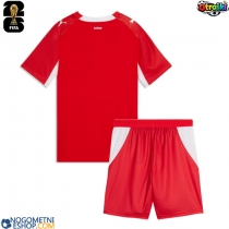 Otroški Nogometni dresi Švica Domači SP 2026 Kratek Rokav (+ Kratke hlače)